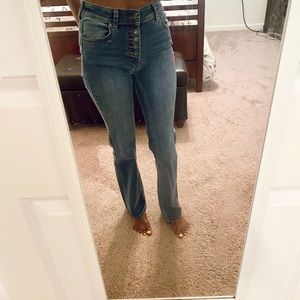 Free People Palo Alto High Waisted Bootcut Jeans